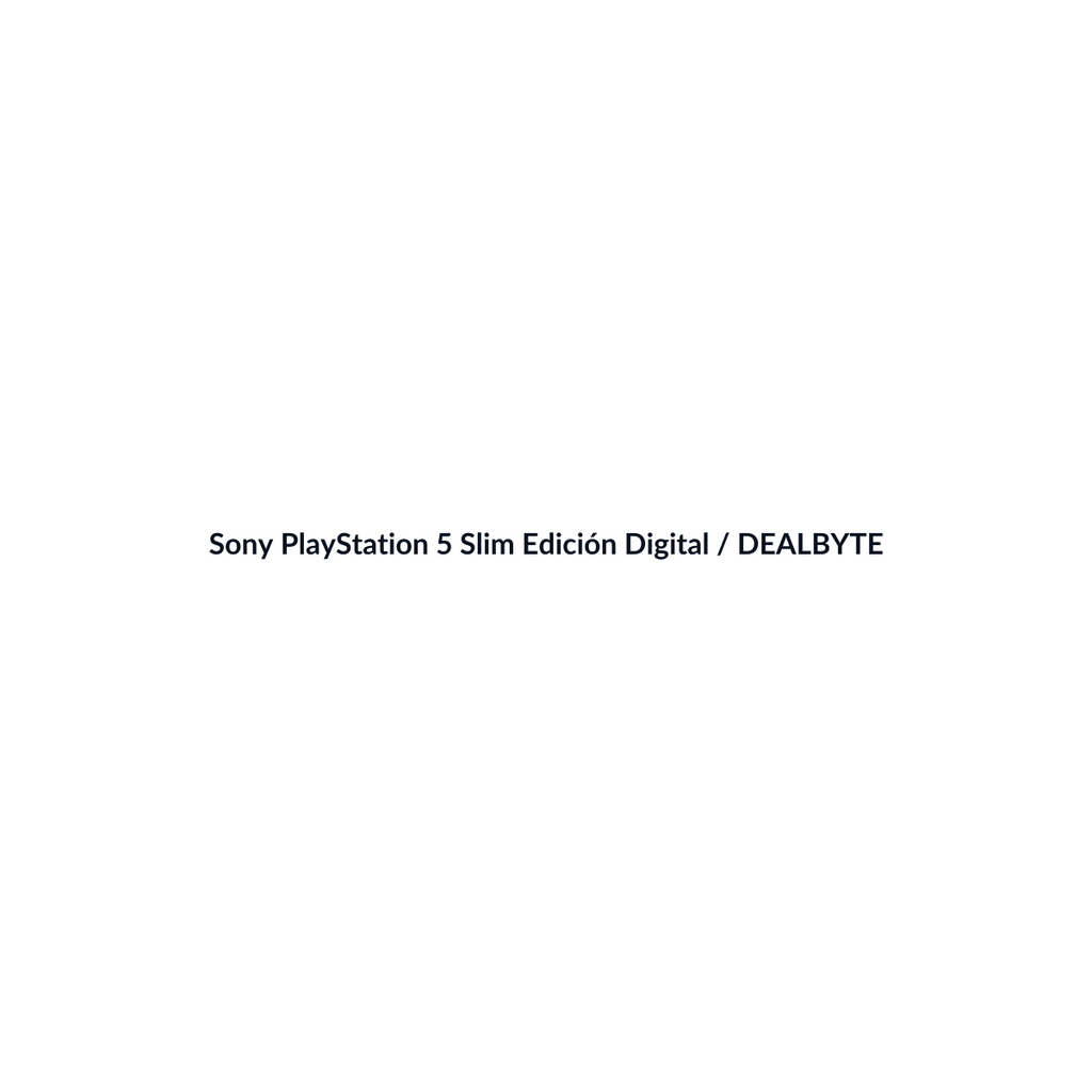 Sony PlayStation 5 Slim Edición Digital - vista 3 - DEALBYTE