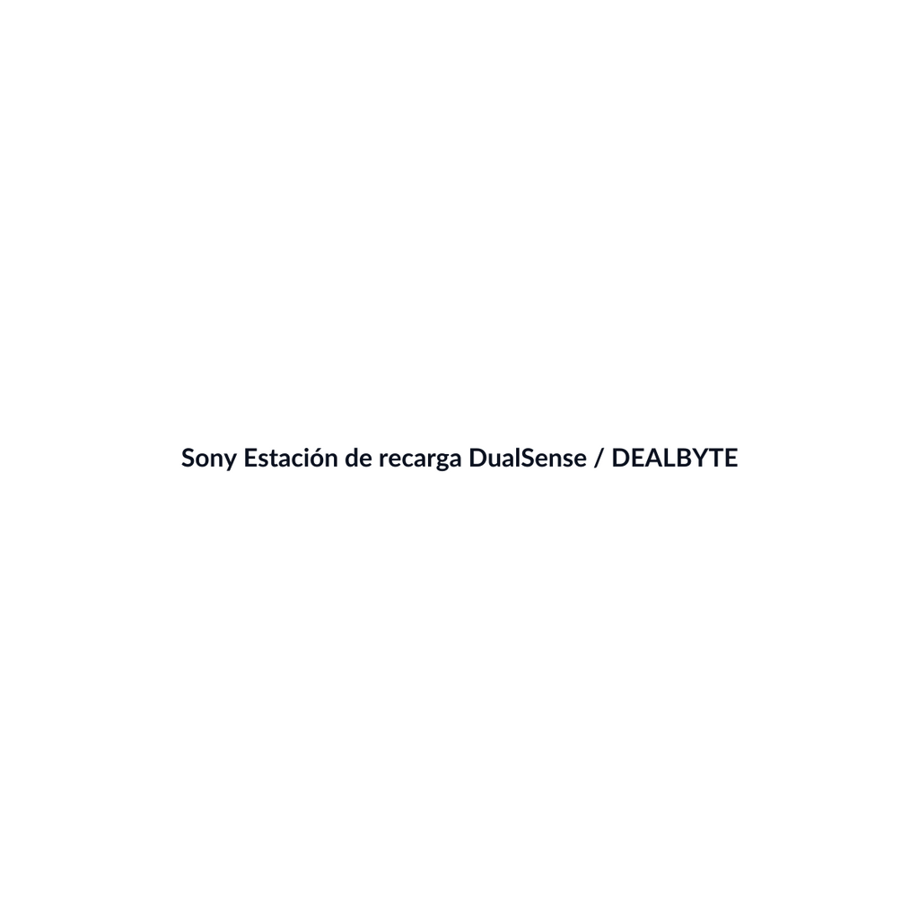 Sony Estación de recarga DualSense - vista 3 - DEALBYTE