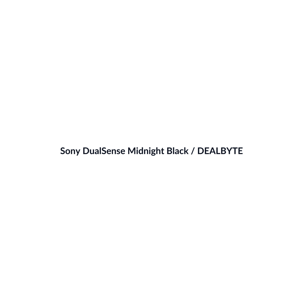Sony DualSense Midnight Black - vista 3 - DEALBYTE