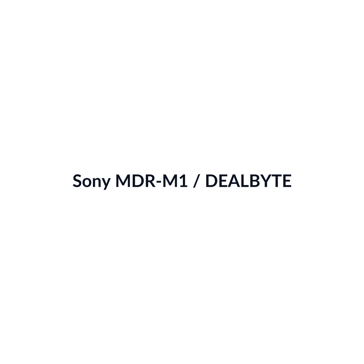Sony MDR-M1 - vista 3 - DEALBYTE