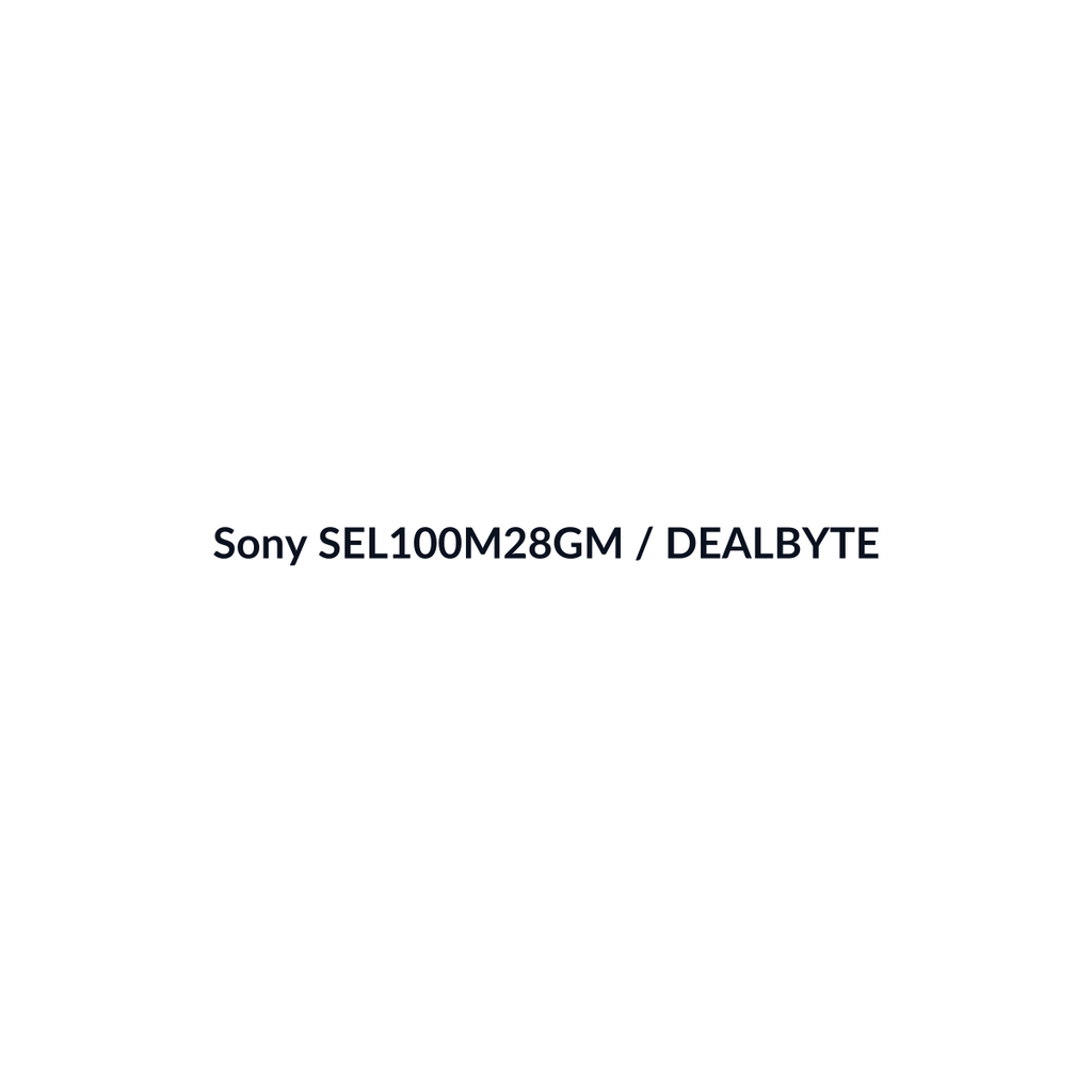 Sony SEL100M28GM - vista 3 - DEALBYTE