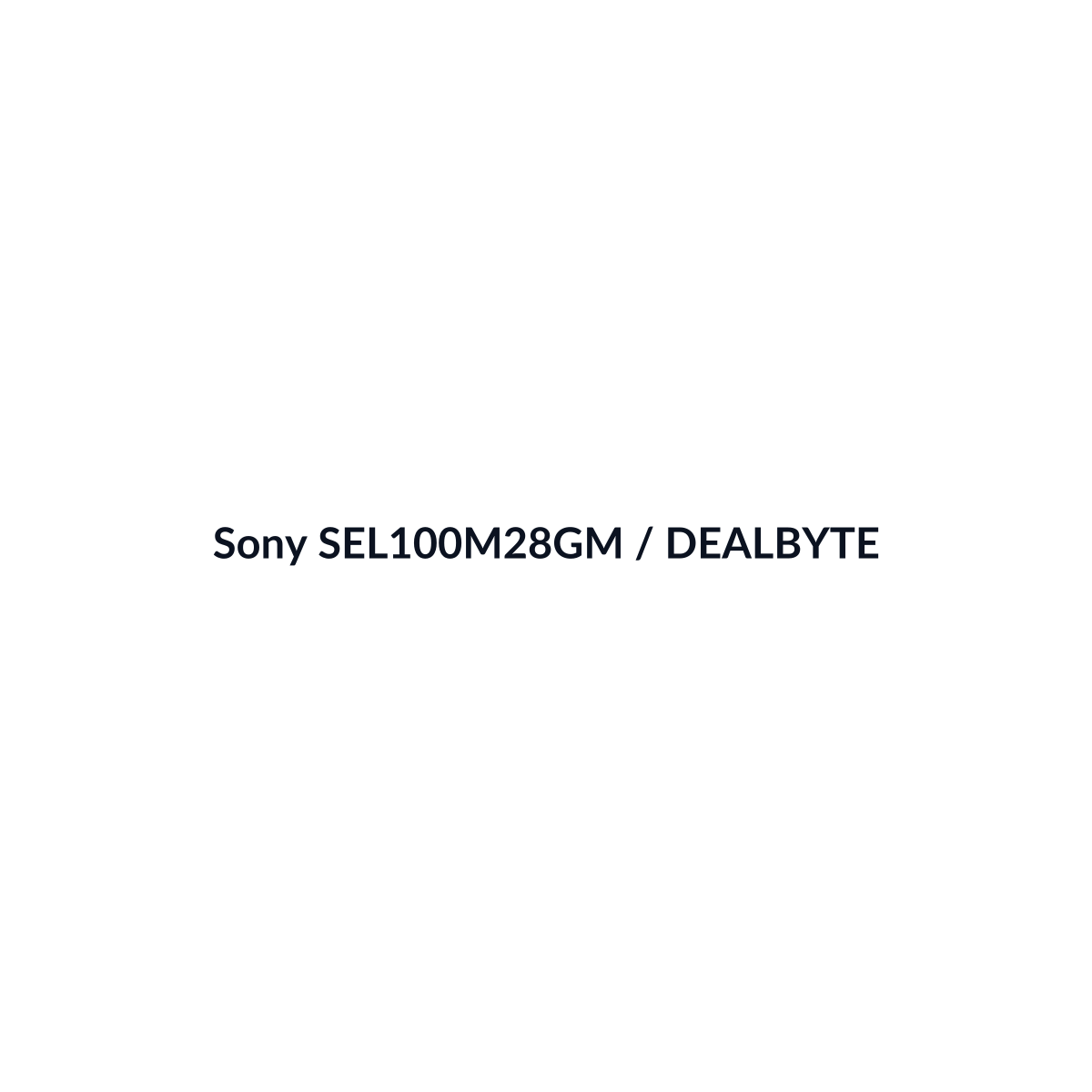 Sony SEL100M28GM - vista 3 - DEALBYTE