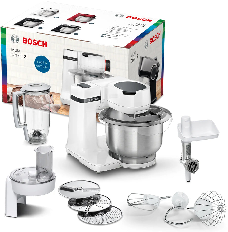 Bosch Serie 2 Robot de cocina MUM 700 W Blanco | MUMS2EW30