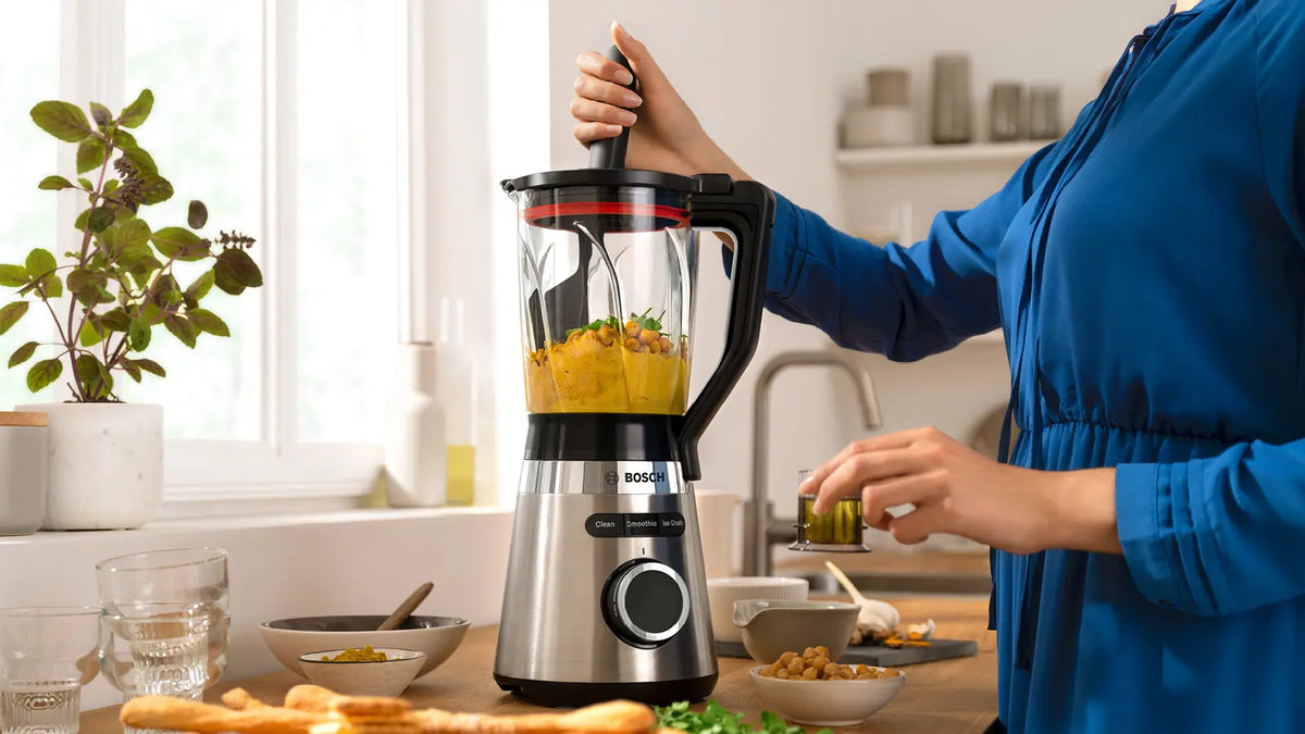 Bosch Bosch Serie 4 Batidora de vaso VitaPower 1200 W Acero inoxidable | MMB6382M · DEALBYTE · vista 6