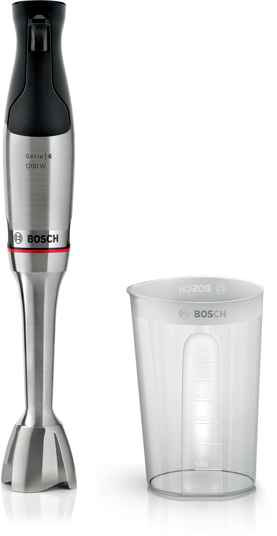Bosch Serie 6 Batidora de mano ErgoMaster 1200 W Acero inoxidable | MSM6M810
