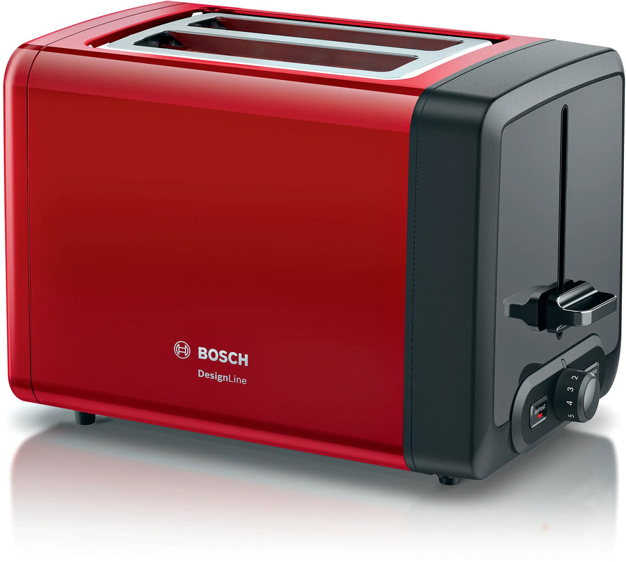 Bosch Tostador corto DesignLine Rojo | TAT4P424
