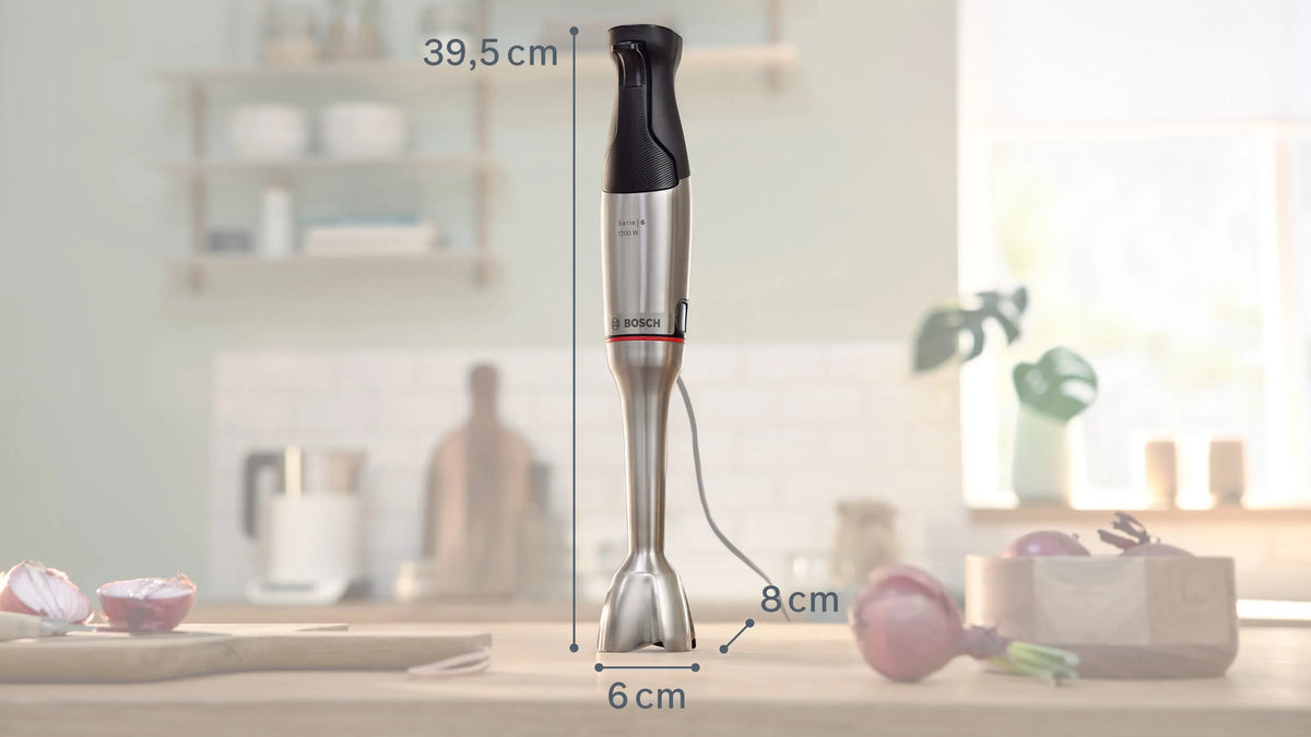 Bosch Bosch Serie 6 Batidora de mano ErgoMaster 1200 W Acero inoxidable | MSM6M810 · DEALBYTE · vista 1