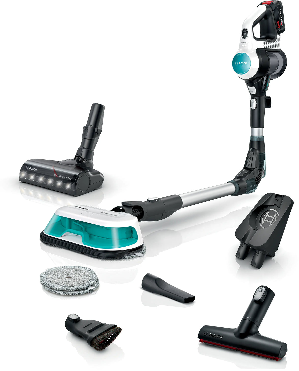 Bosch Bosch Aspiradora y mopa 2 en 1 Unlimited 7 ProHygienic Aqua Blanco | BCS71HYG1 · DEALBYTE · vista 1