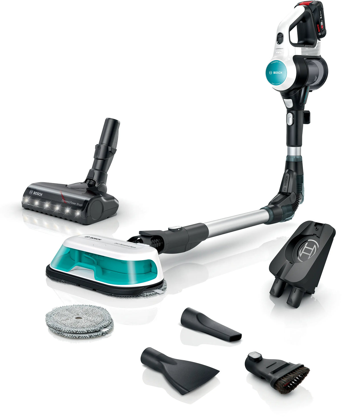 Bosch Bosch Aspiradora y mopa 2 en 1 Unlimited 7 ProHygienic Aqua Blanco | BCS71HYG2 · DEALBYTE · vista 1