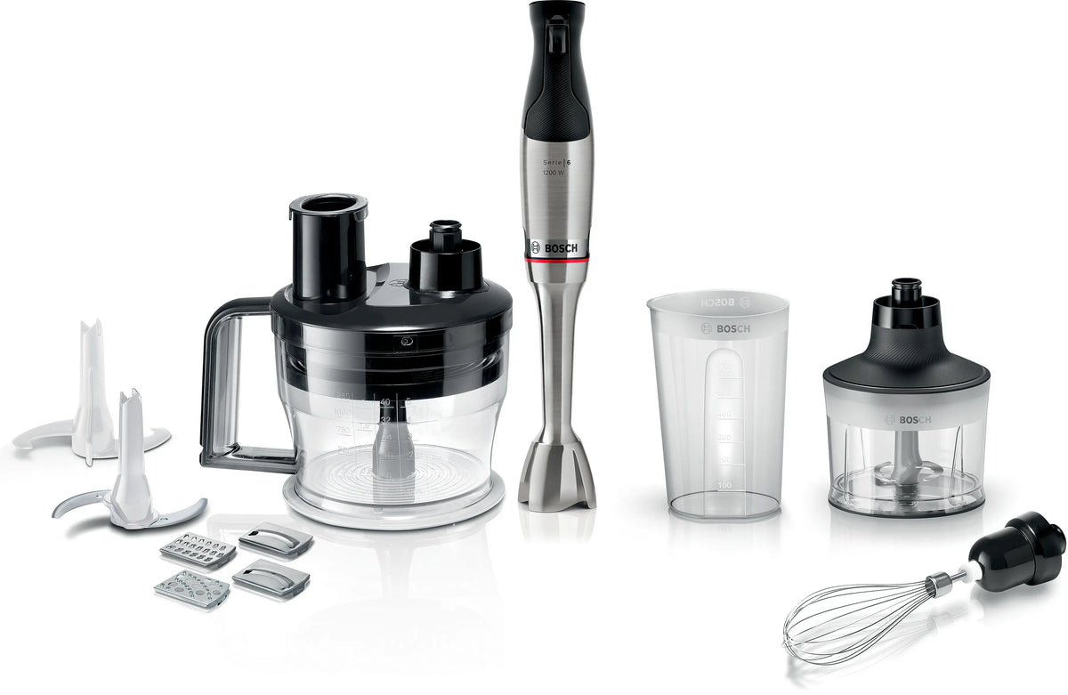 Bosch Bosch Serie 6 Batidora de mano ErgoMaster 1200 W Acero inoxidable | MSM6M871 · DEALBYTE · vista 2