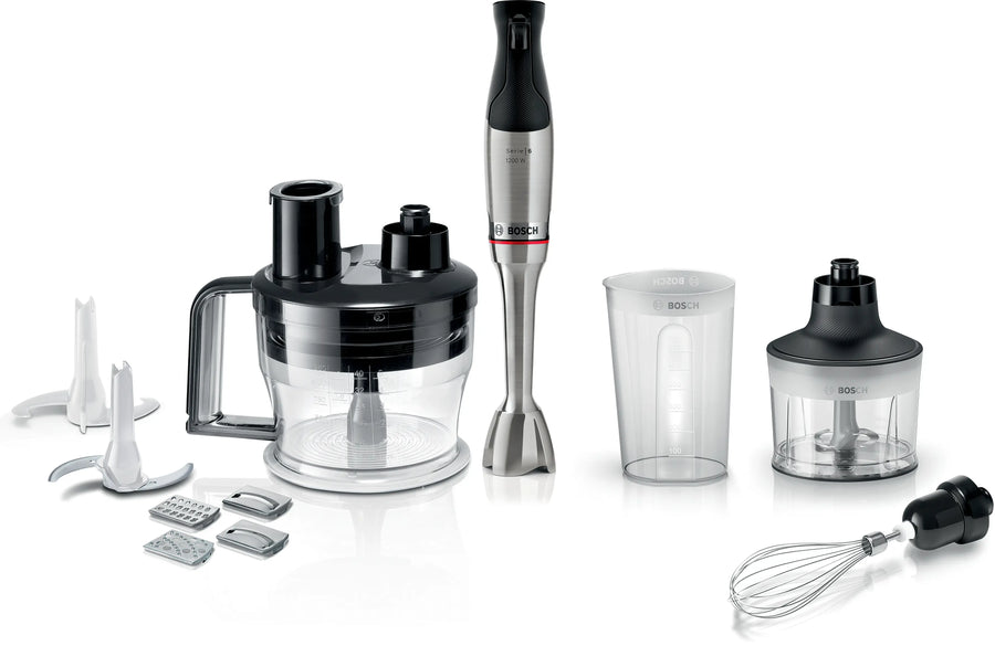 Bosch Serie 6 Batidora de mano ErgoMaster 1200 W Acero inoxidable | MSM6M871