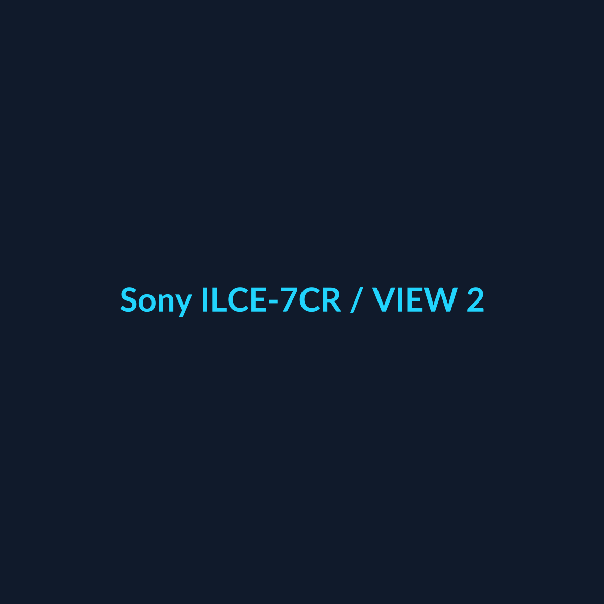Sony ILCE-7CR - vista 2 - DEALBYTE