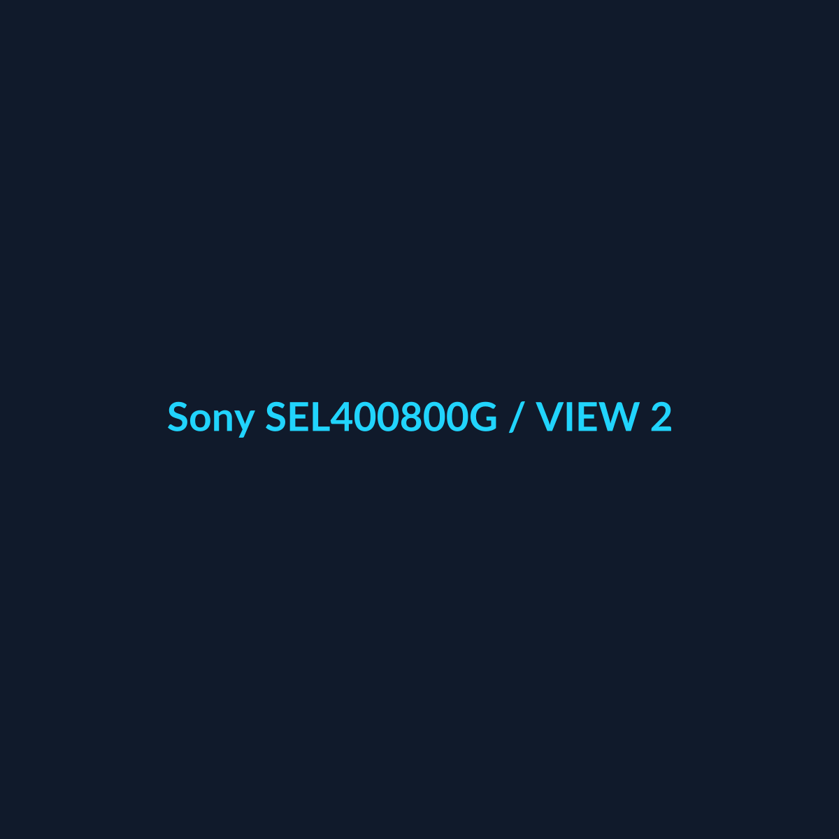 Sony SEL400800G - vista 2 - DEALBYTE