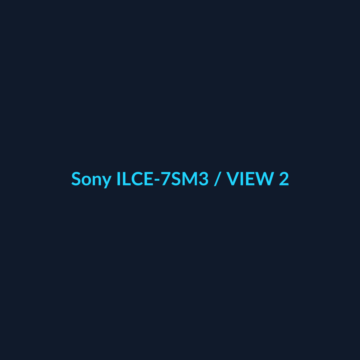 Sony ILCE-7SM3 - vista 2 - DEALBYTE