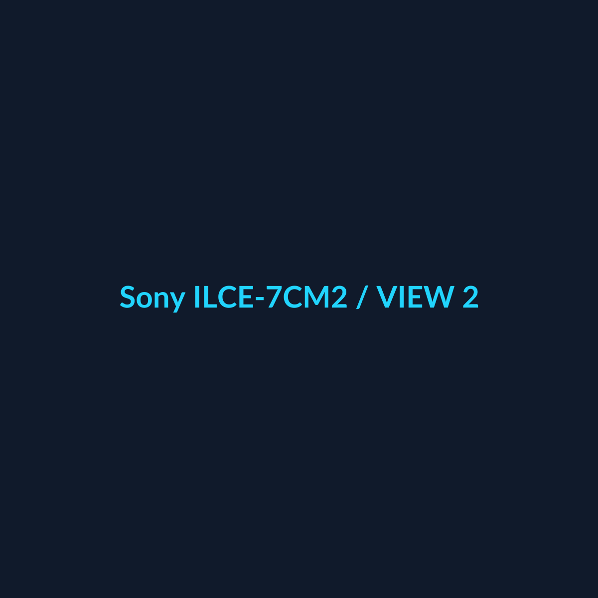 Sony ILCE-7CM2 - vista 2 - DEALBYTE