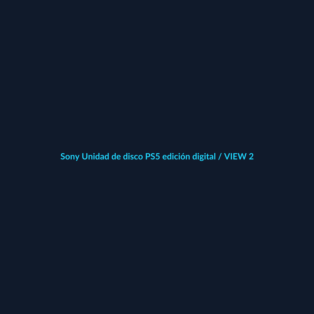 Sony Unidad de disco PS5 edición digital - vista 2 - DEALBYTE