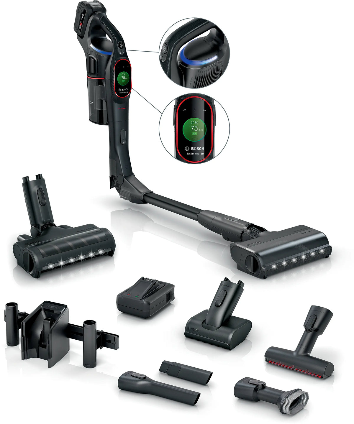 Bosch Bosch Aspiradora sin cable Unlimited 10 ProPower Negro | BCS1051POW · DEALBYTE · vista 1
