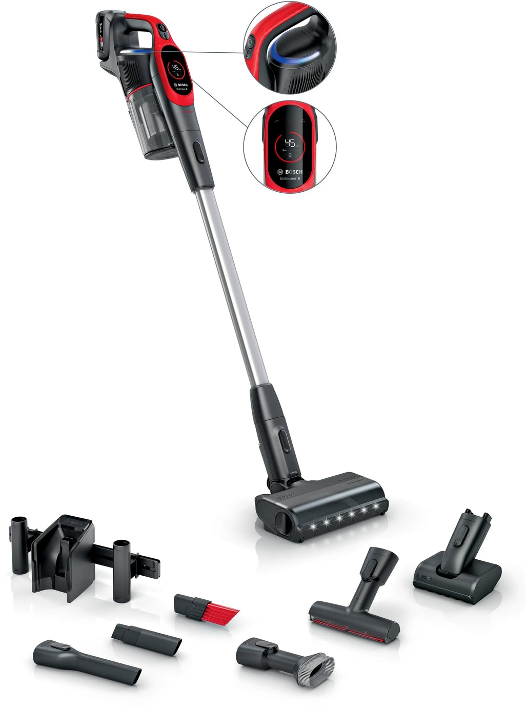 Bosch Bosch Aspiradora sin cable Unlimited 9 ProAnimal Rojo | BBS931PET · DEALBYTE · vista 1