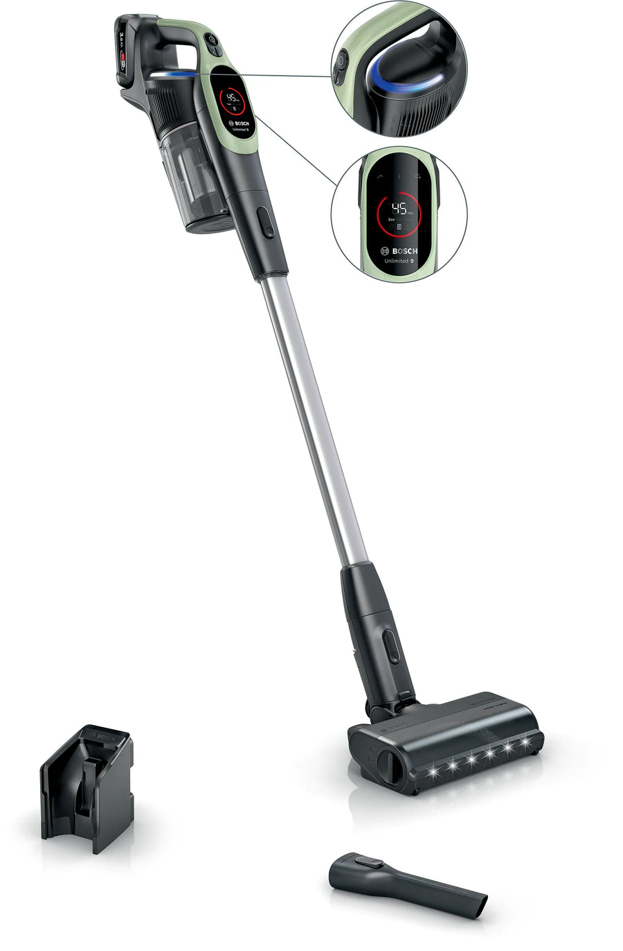 Bosch Aspiradora sin cable Unlimited 9 Verde | BBS921TBA