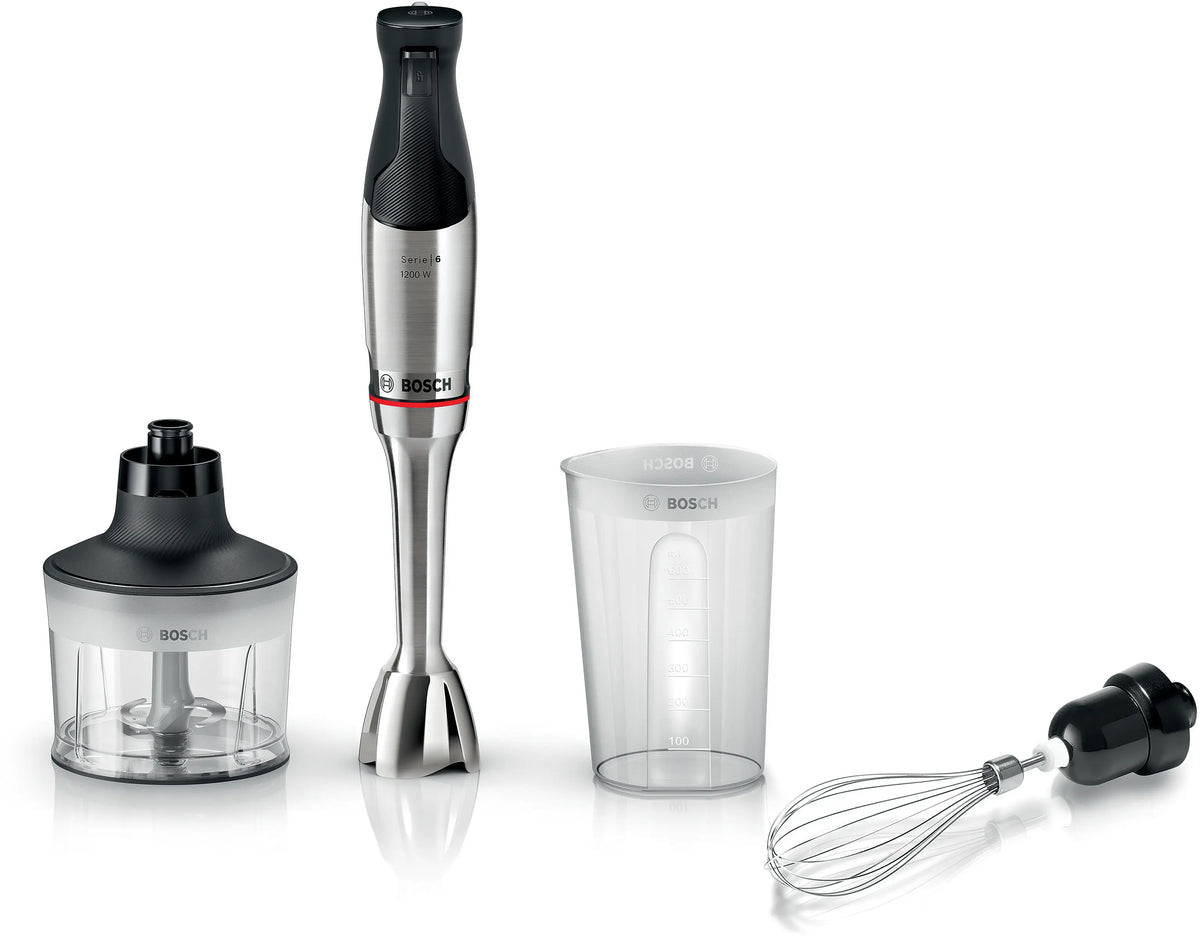 Bosch Bosch Serie 6 Batidora de mano ErgoMaster 1200 W Acero inoxidable | MSM6M831 · DEALBYTE · vista 2