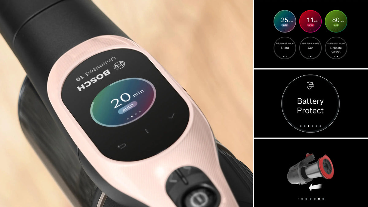Bosch Bosch Aspiradora sin cable Unlimited 10 Rosa empolvado | BKS1041RHF · DEALBYTE · vista 6