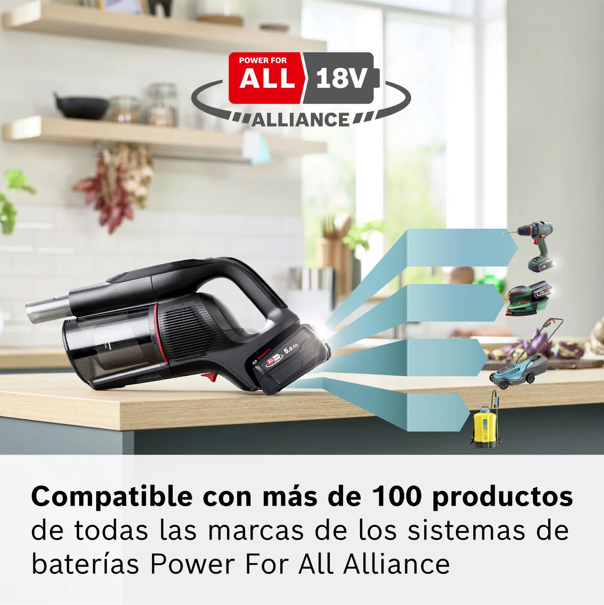 Bosch Bosch Aspiradora sin cable Unlimited 10 ProPower Negro | BCS1051POW · DEALBYTE · vista 6