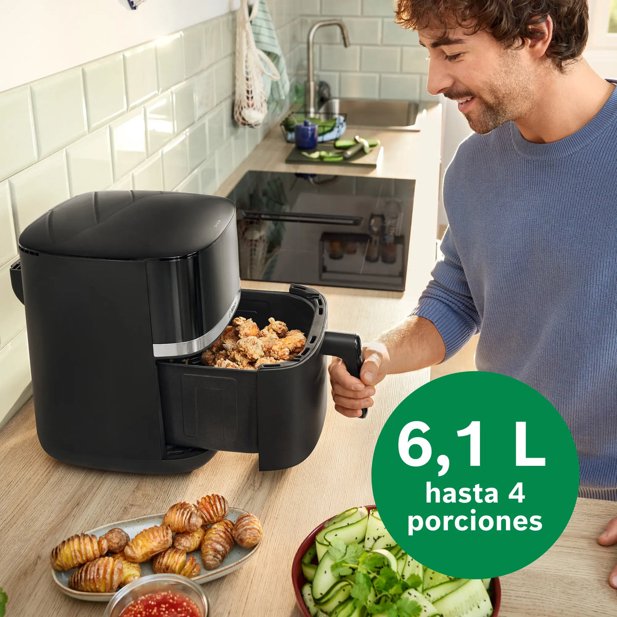 Bosch Bosch Serie 4 Freidora de aire Negro | MAF462B0 · DEALBYTE · vista 3