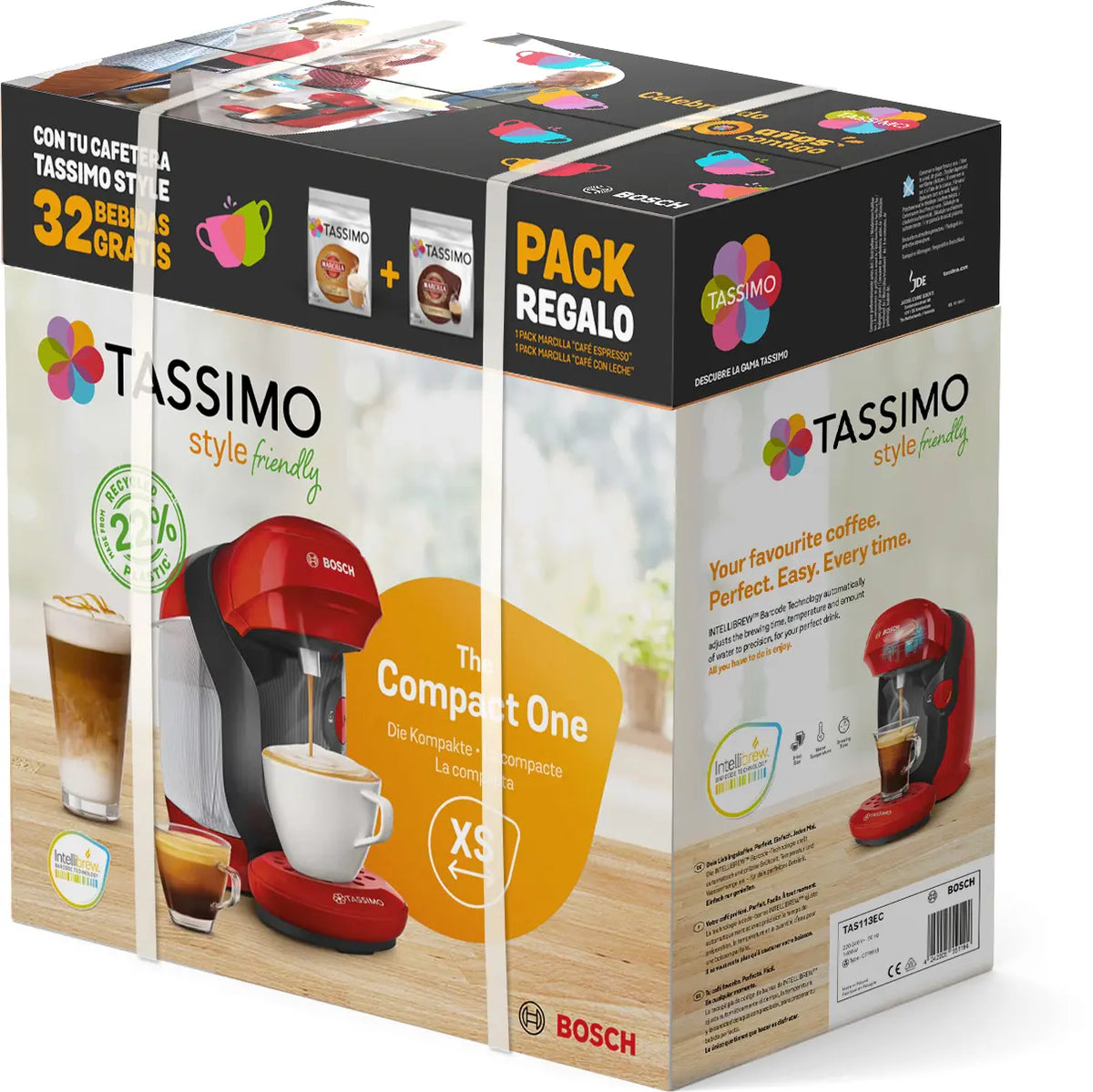 Bosch Bosch Cafetera multibebida TASSIMO STYLE friendly | TAS113E · DEALBYTE · vista 1