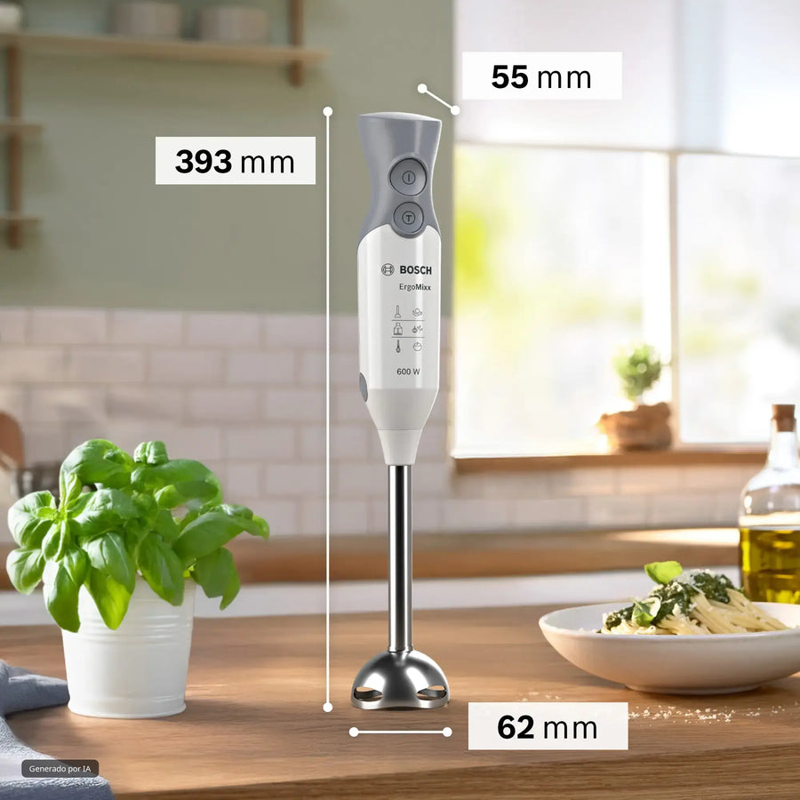 Bosch Batidora de mano ErgoMixx 600 W Blanco | MSM66110