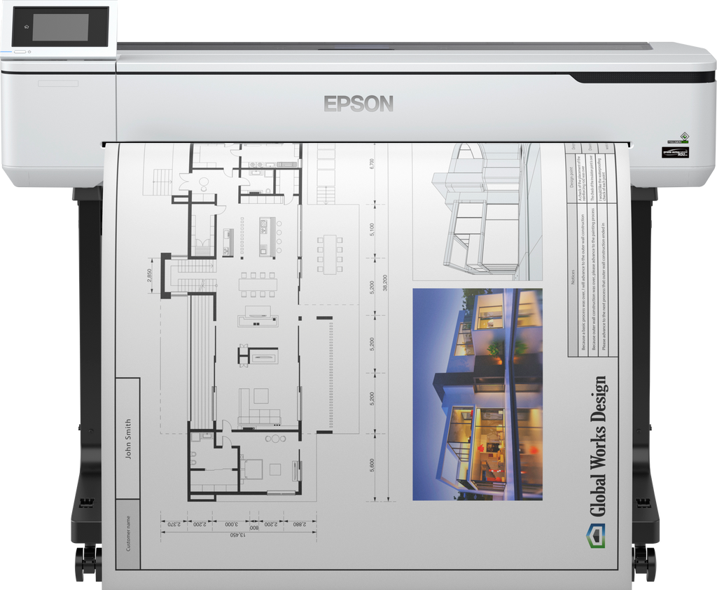 Epson Epson SureColor SC-T5100 (con soporte) · DEALBYTE · vista 3