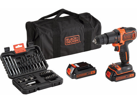 BLACK+DECKER Taladros percutores | BDCHD18BS32-QW