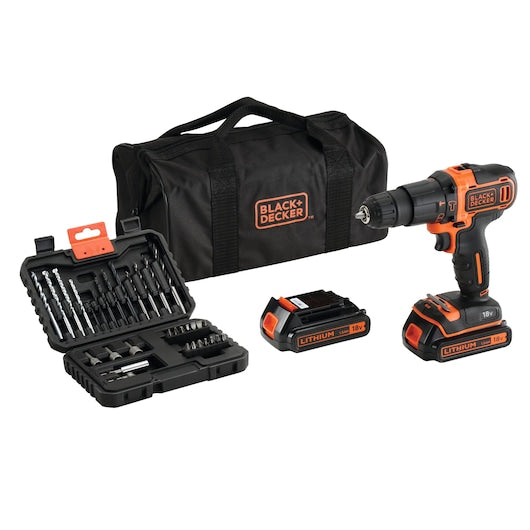BLACK+DECKER BLACK+DECKER Taladros percutores | BDCHD18BS32-QW · DEALBYTE · vista 4