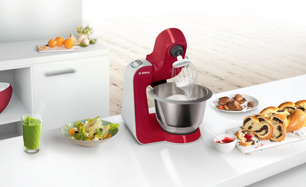 Bosch Bosch Serie 4 Robot de cocina MUM 5 1000 W Rojo y Plateado | MUM58720 · DEALBYTE · vista 1