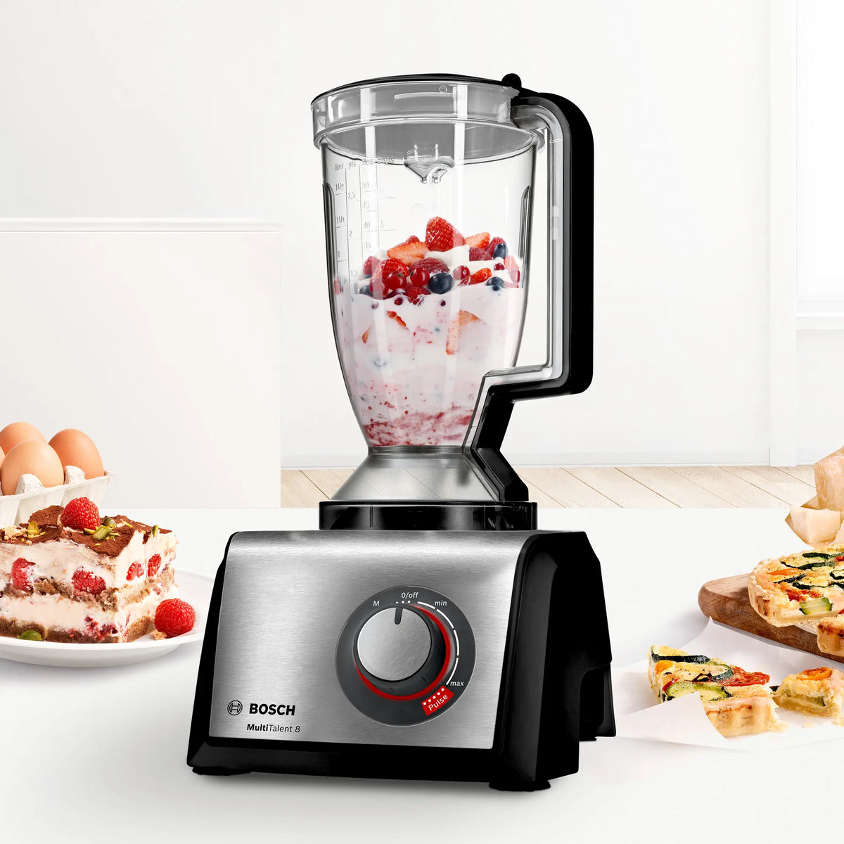 Bosch Bosch Procesador de alimentos MultiTalent 8 1250 W Negro y Acero | MC812M844 · DEALBYTE · vista 5
