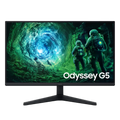 Frontal del monitor Samsung Odyssey G5 G53F de 27" con panel IPS plano y resolución QHD