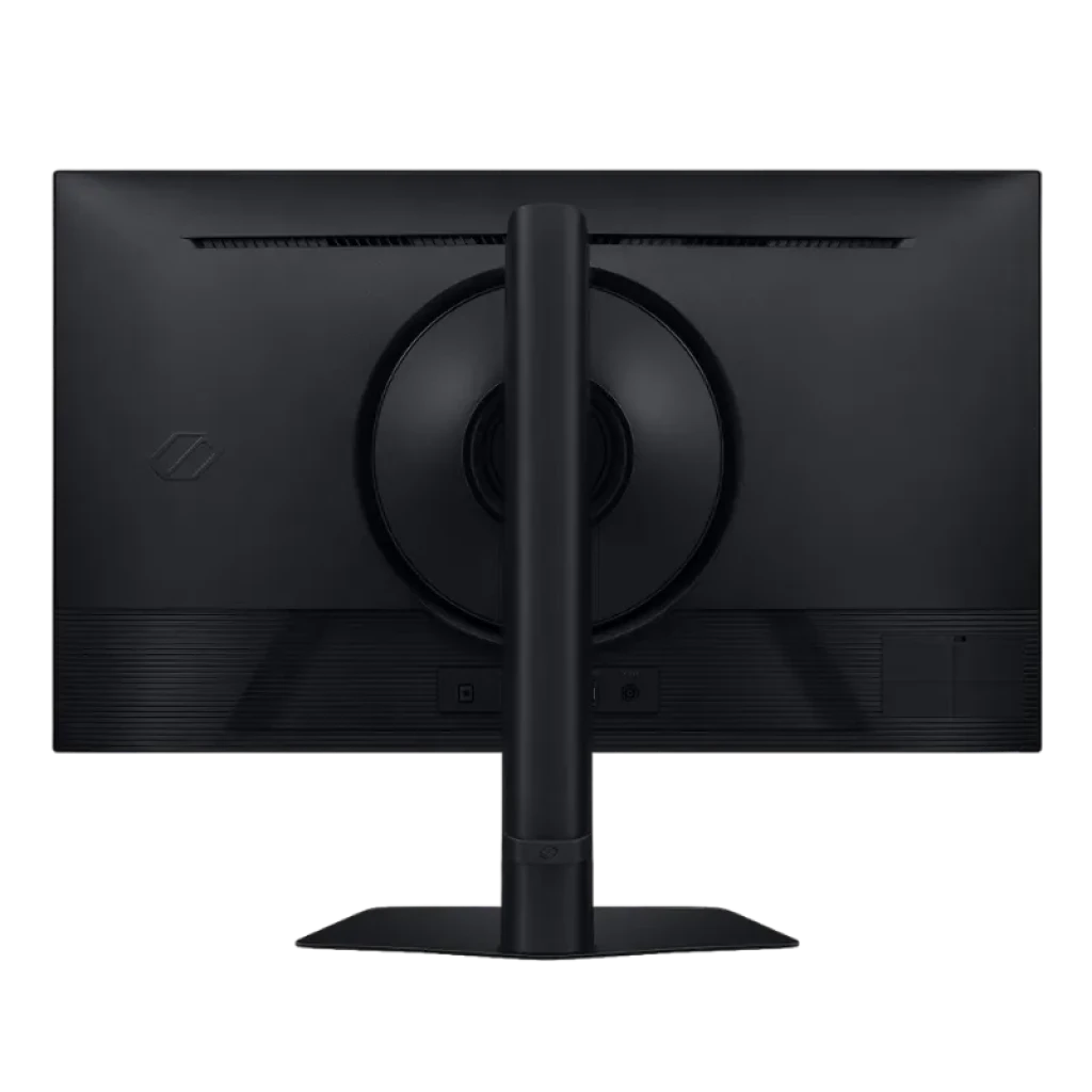 Conectividad trasera HDMI 2.1 y DisplayPort 1.4 del monitor Samsung G60F