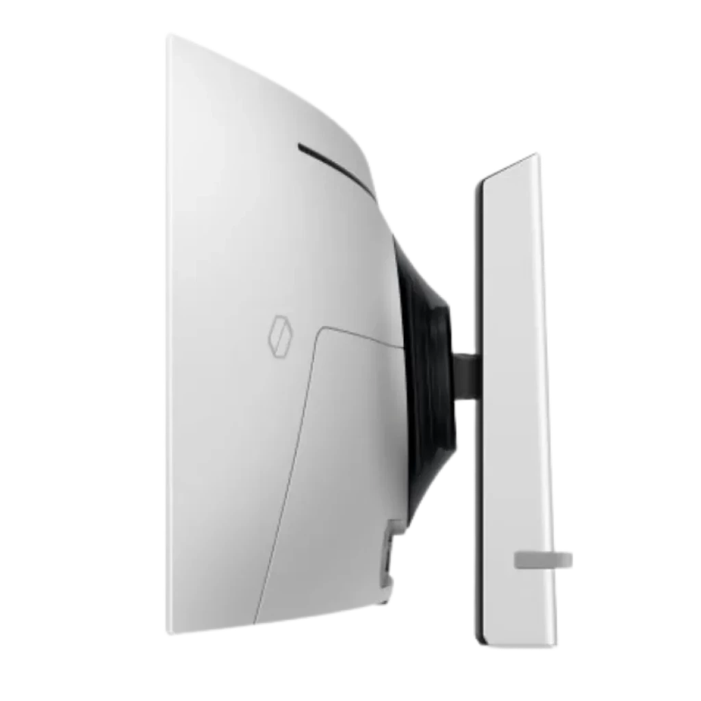 Perfil curvatura 1800R monitor ultra panorámico Samsung S49DG910SU plateado
