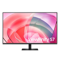 Vista frontal del monitor Samsung ViewFinity S70D de 37" 4K mostrando entorno de trabajo profesional