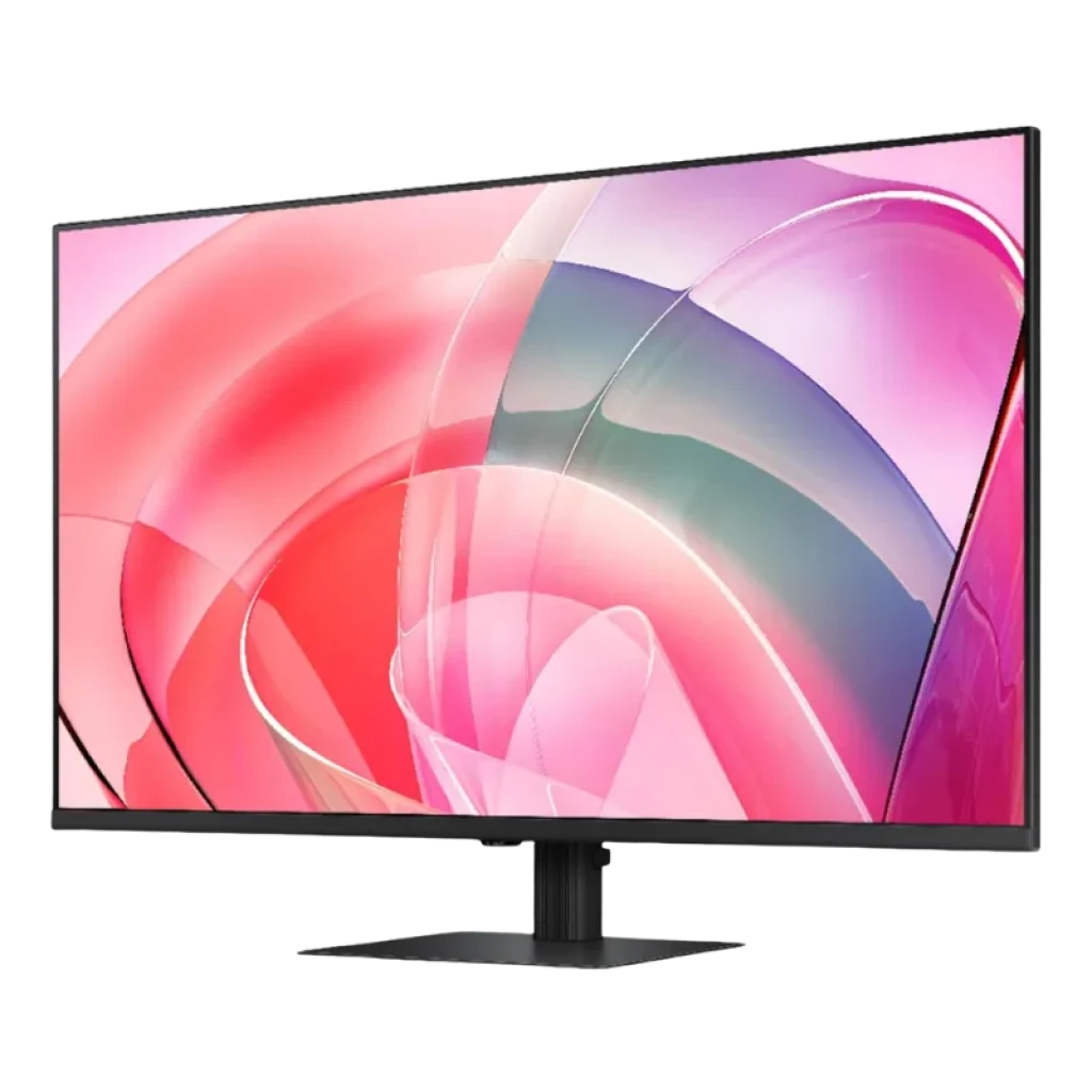 Vista a 45 grados del monitor Samsung ViewFinity S70D