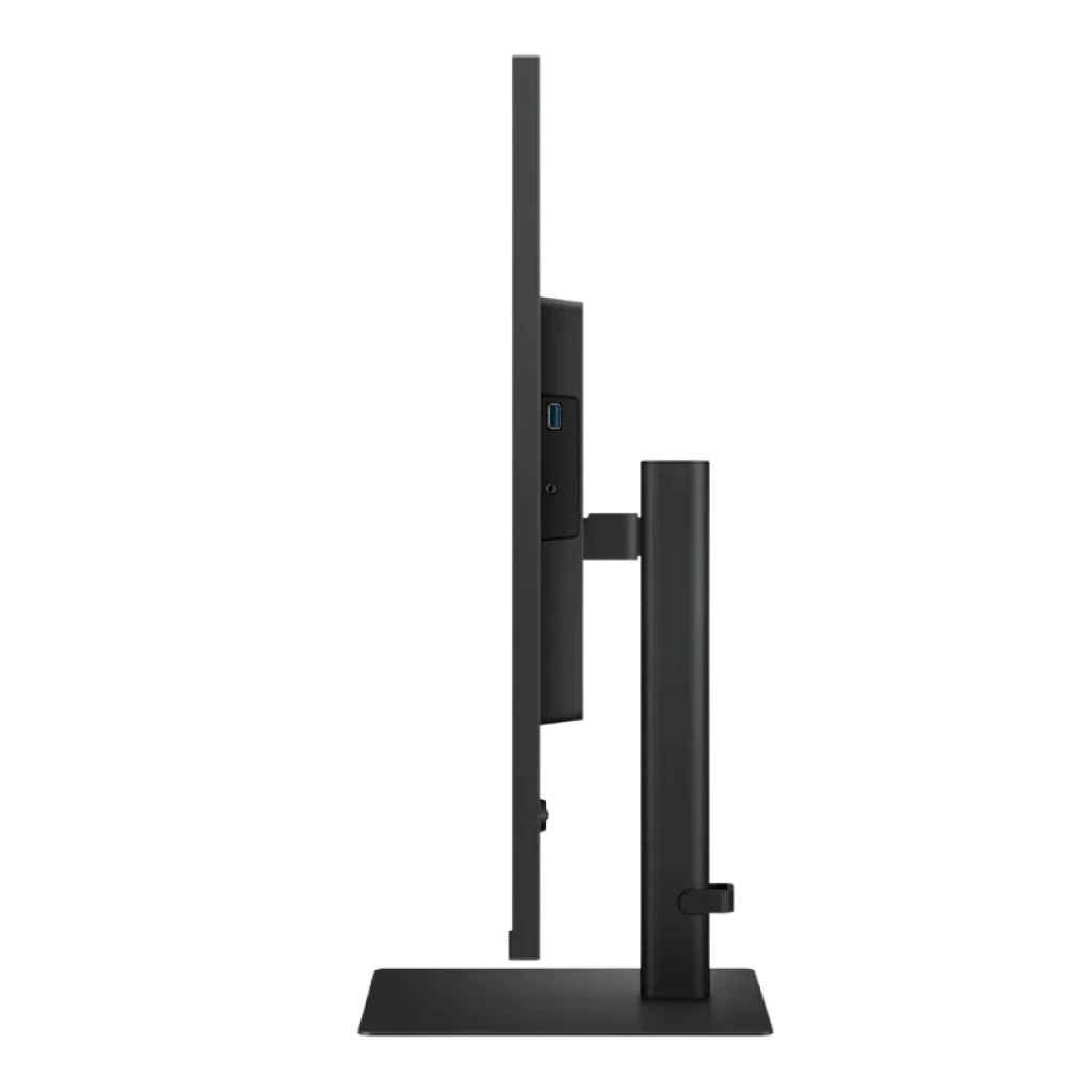Vista lateral del Vista frontal del monitor Samsung ViewFinity S70D