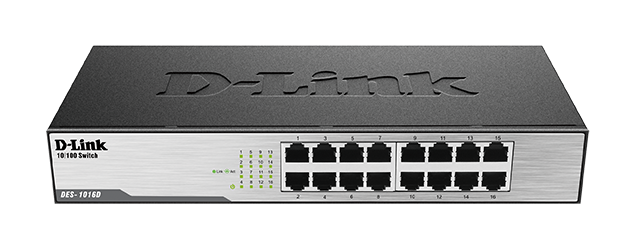 D-Link D-Link DES-1016D | Switch Ethernet sin gestión · DEALBYTE · vista 1