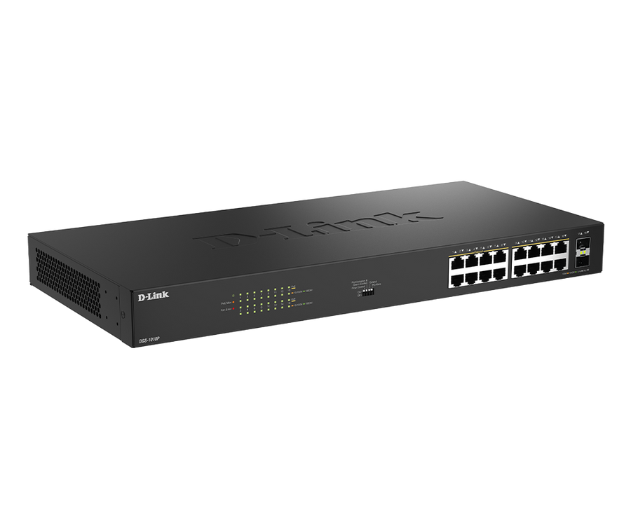 D-Link DGS-1018P | Switch PoE sin gestión