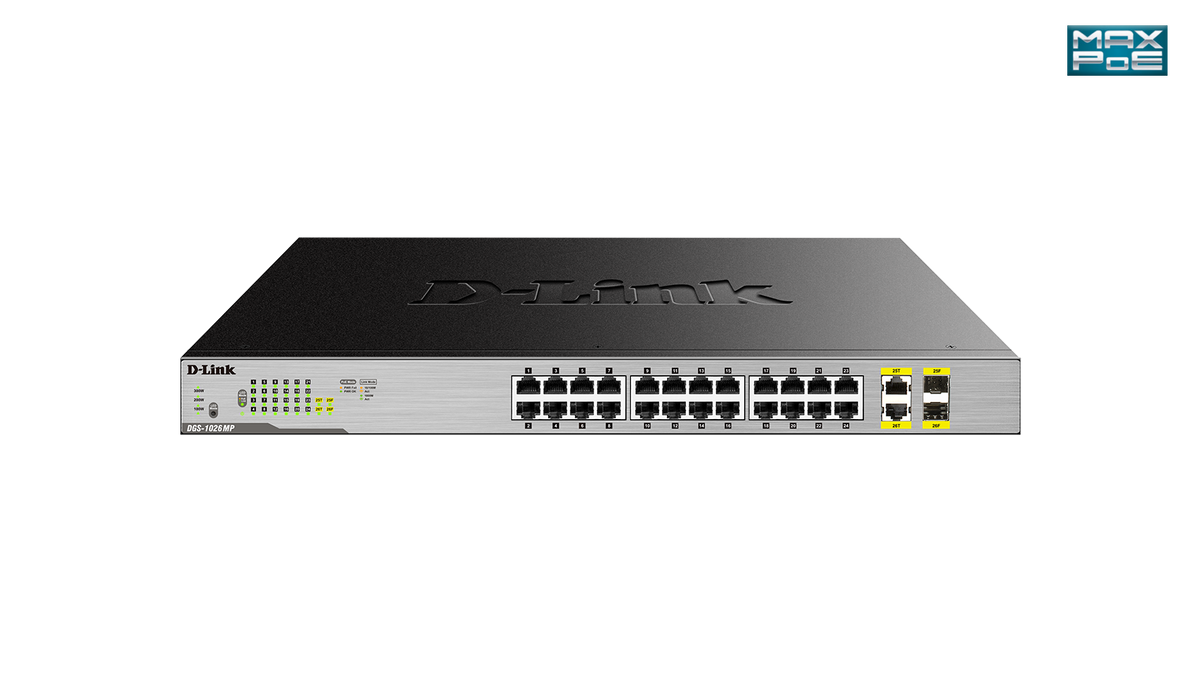 D-Link D-Link DGS-1026MP | Switch Ethernet sin gestión · DEALBYTE · vista 1
