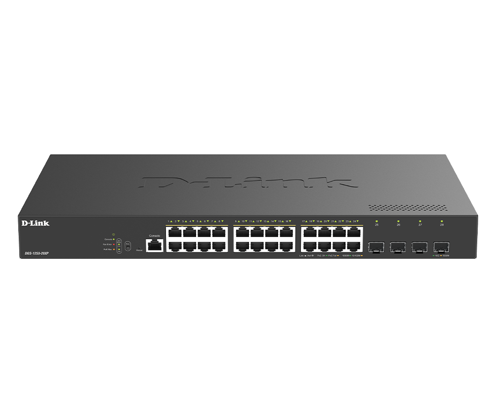 D-Link D-Link DGS-1250-28XP | Switch Smart Managed Gigabit uplinks 10G · DEALBYTE · vista 1