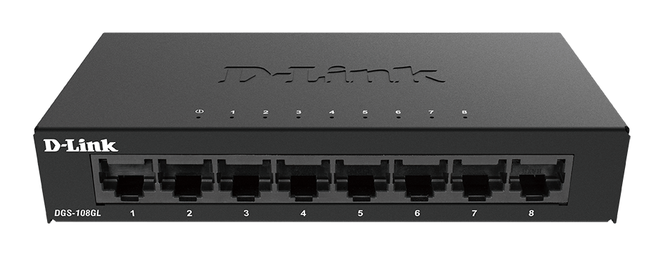 D-Link D-Link DGS-108GL | Switch Gigabit sin gestión · DEALBYTE · vista 1