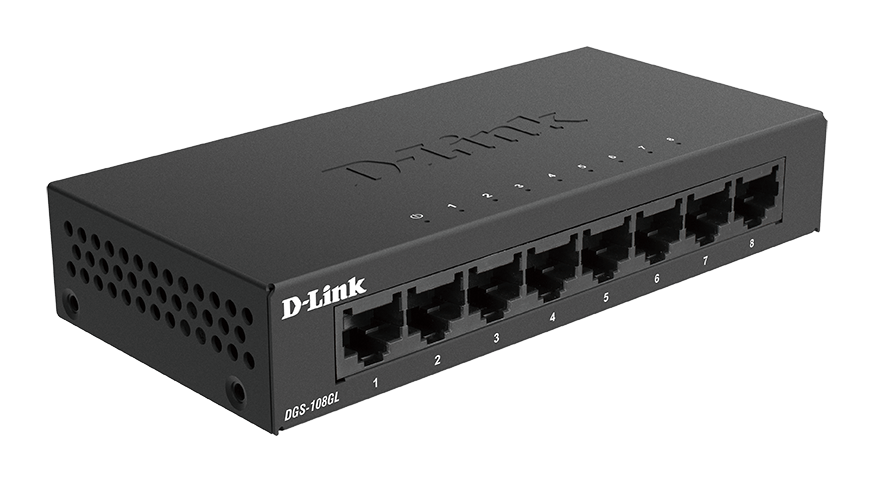 D-Link D-Link DGS-108GL | Switch Gigabit sin gestión · DEALBYTE · vista 2