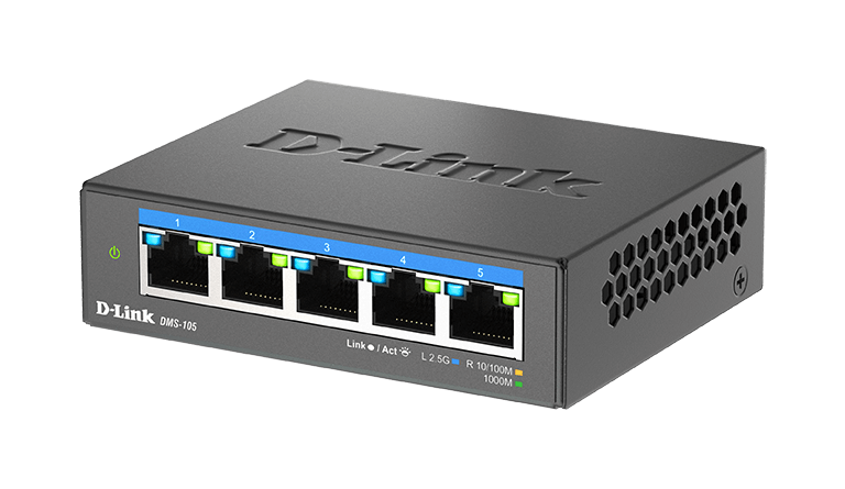 D-Link D-Link DMS-105 | Switch Ethernet sin gestión · DEALBYTE · vista 3