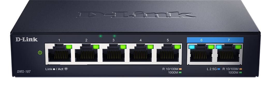 D-Link D-Link DMS-107 | Switch Ethernet sin gestión · DEALBYTE · vista 4