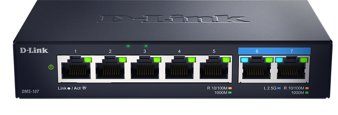 D-Link D-Link DMS-107 | Switch Ethernet sin gestión · DEALBYTE · vista 4