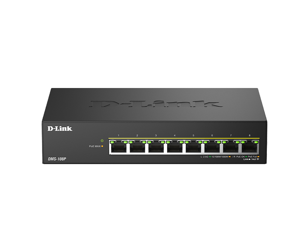 D-Link D-Link DMS-108 | Switch Ethernet sin gestión · DEALBYTE · vista 1